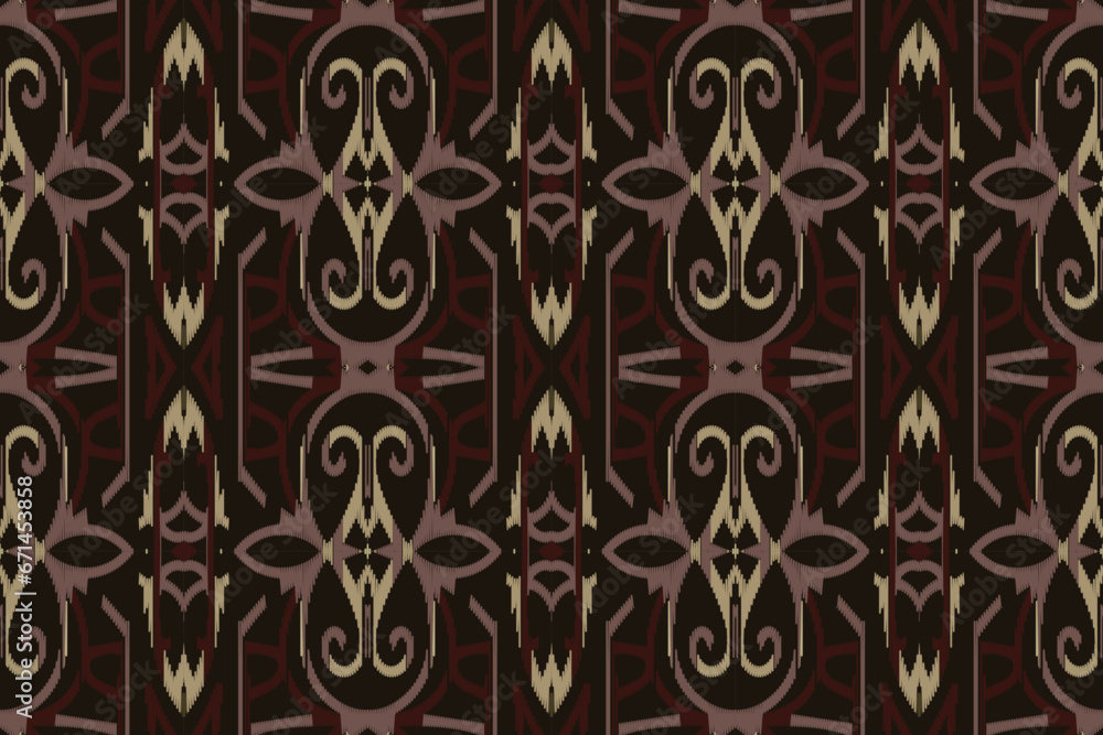 Motif Ikat Floral Paisley Embroidery Background. Ikat Aztec Geometric Ethnic Oriental Pattern traditional.aztec Style Abstract Vector illustration.design Texture,fabric,clothing,wrapping,sarong. Motif Ikat Floral Paisley Embroidery Background. Ikat Aztec Geometric Ethnic Oriental Pattern traditional.aztec Style Abstract Vector illustration.design Texture,fabric,clothing,wrapping,sarong.