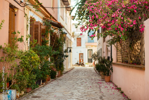 Fototapeta Naklejka Na Ścianę i Meble -  Cute Streets of Preveza, Greece
