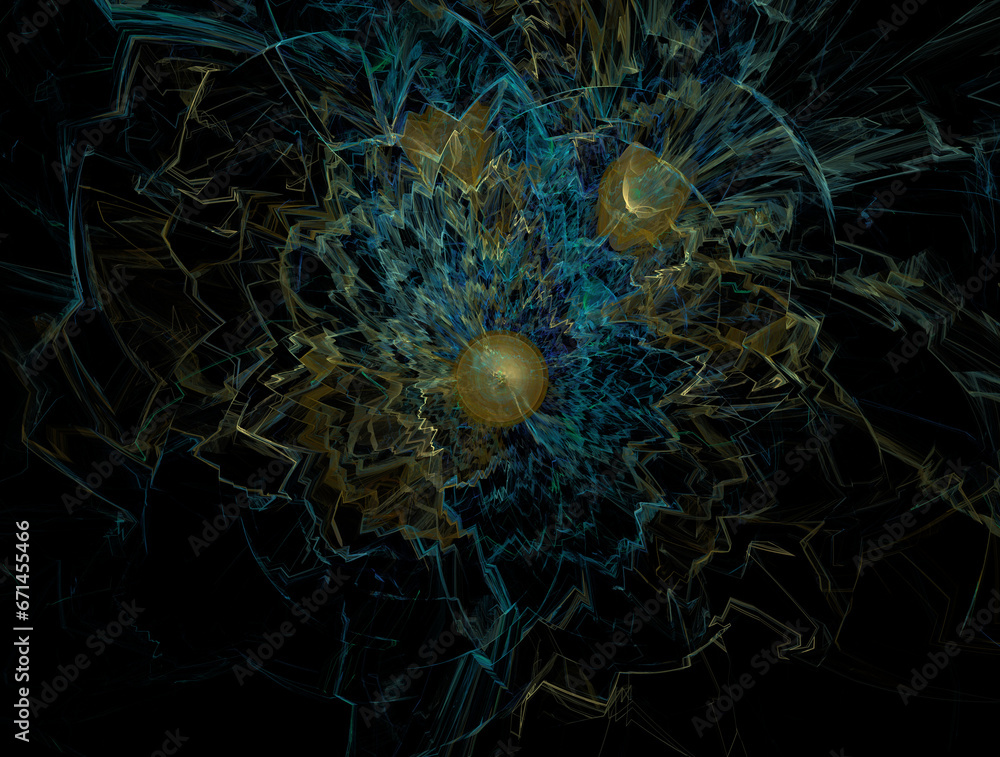 Obraz premium Imaginatory fractal abstract background Image