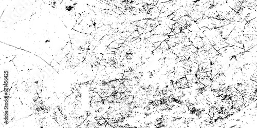 Black and white Dust overlay distress grungy effect paint. Black and white grunge seamless texture. Dust and scratches grain texture on white and black background.	
