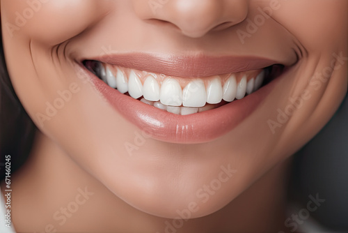Close-up of a perfect smile