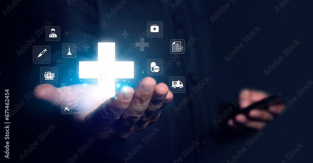 Medical concept. Epidemic. People's awareness and spread interest in their health care grows in hospital and health insurance business. Medical concept. Epidemic. People's awareness and spread interest in their health care grows in hospital and health insurance business.