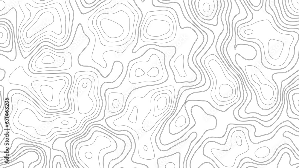 Abstract pattern with lines. Background of the topographic map