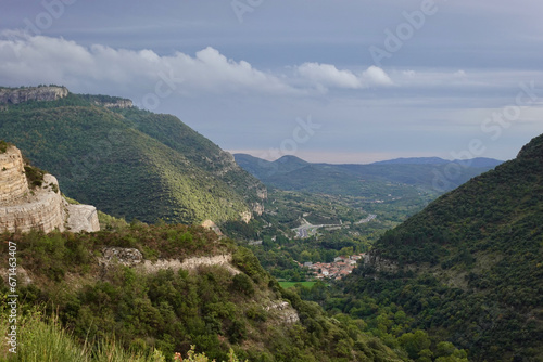 view of the mountains