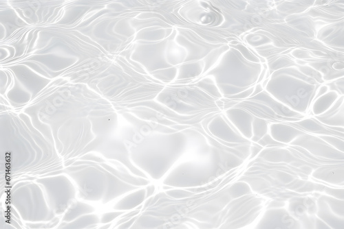 White water wave texture background,Closeup of desaturated transparent clear calm water surface texture with splashes and bubbles. Trendy abstract nature background.