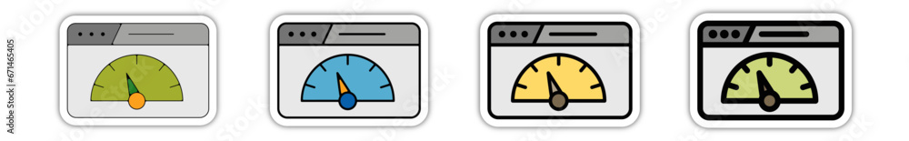 Icones pictogramme symbole Fenetre ordinateur interface site web compteur debit vitesse couleur gris relief Icones pictogramme symbole Fenetre ordinateur interface site web compteur debit vitesse couleur gris relief