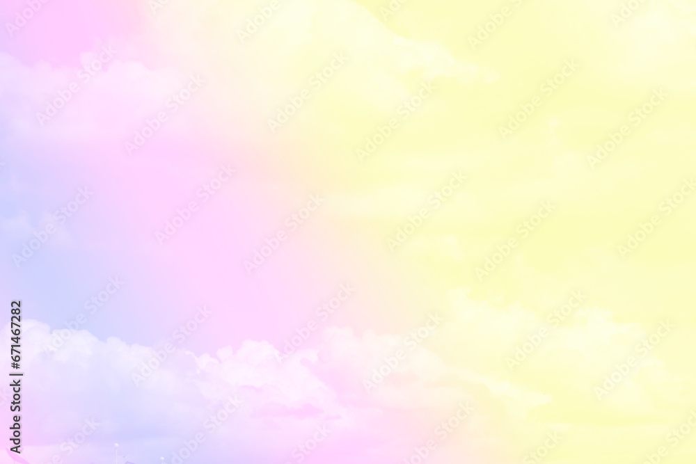pastel color cloud and sky for background and wallpaper, abstract sky background in sweet color