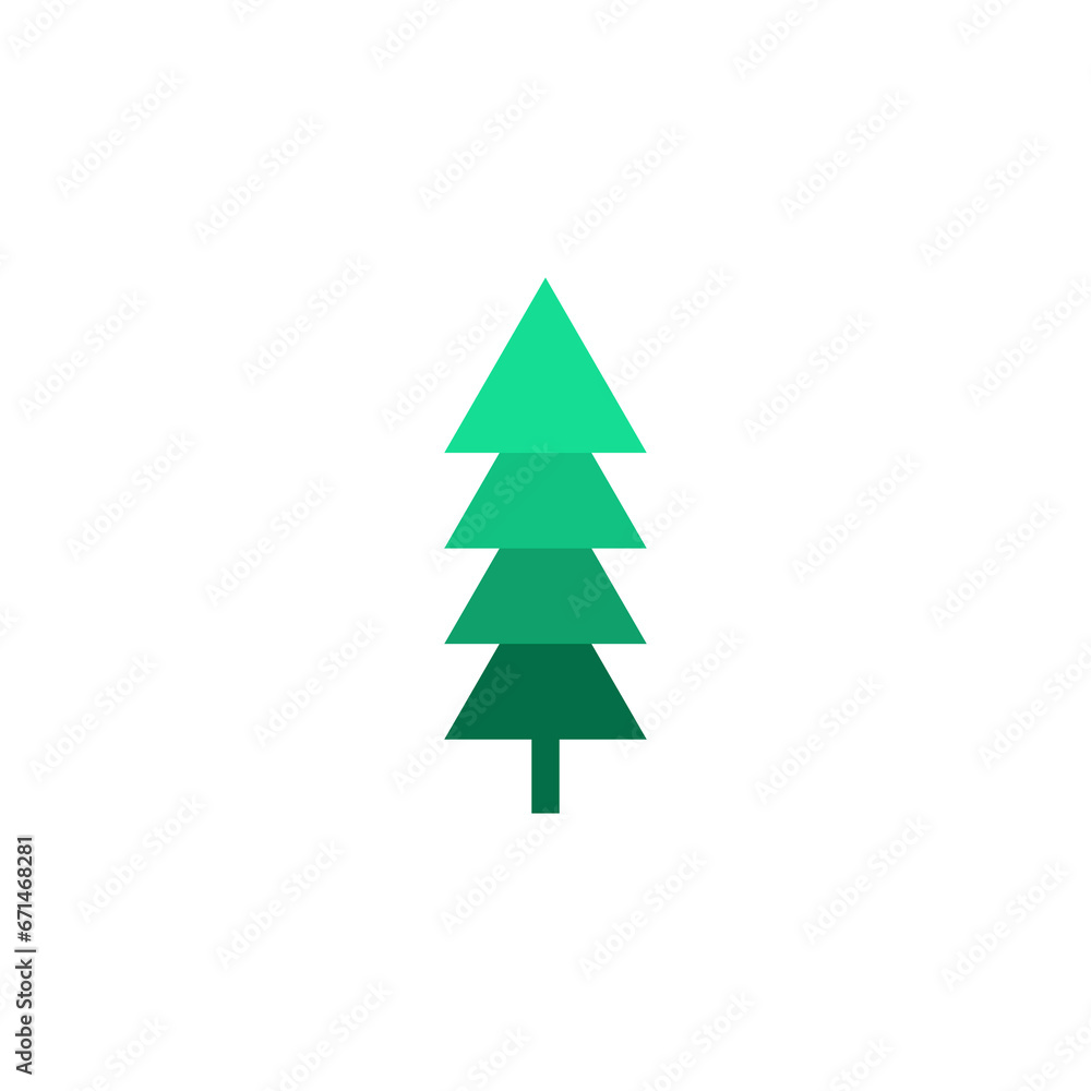 Pine Tree Logo Vector. Pine Icon
