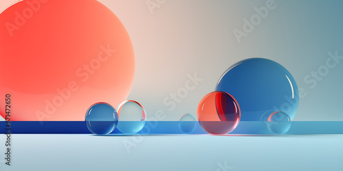Abstract colorful simple background of geometric shapes and forms