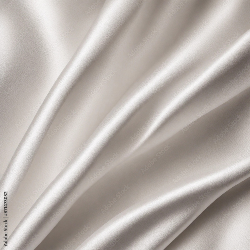 Fototapeta premium folded white satin fabric sample