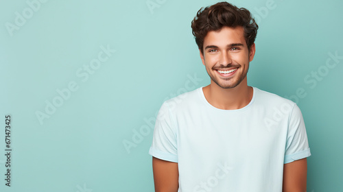 Portrait of a young smiling man