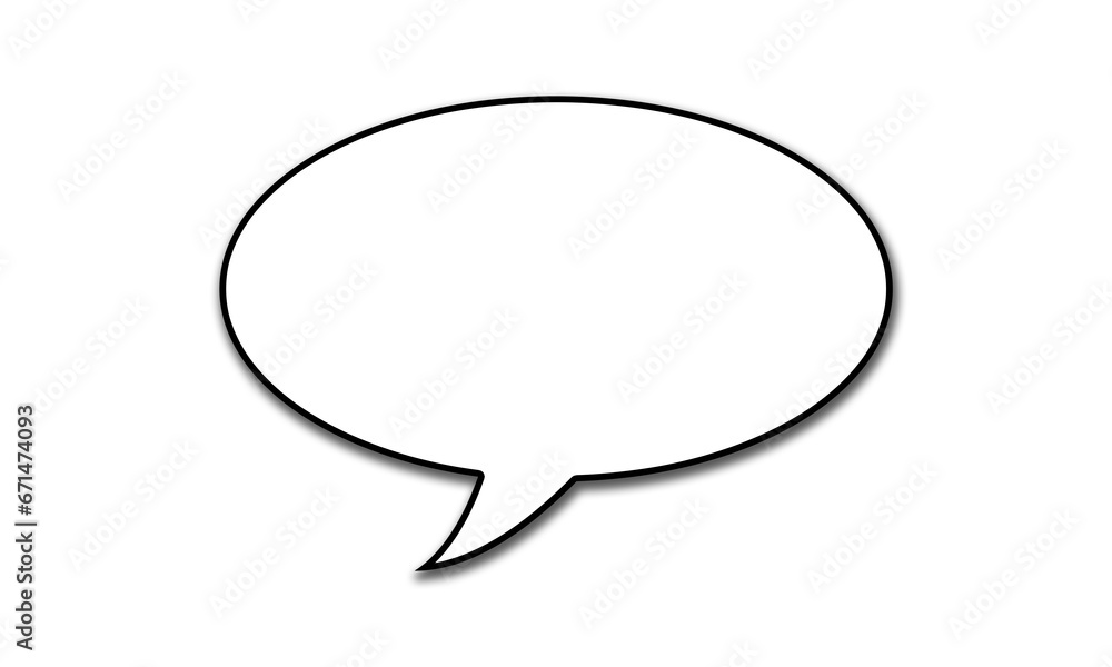 Bocadillo vacío de una charla o conversación. Bocadillo vacío de una charla o conversación.