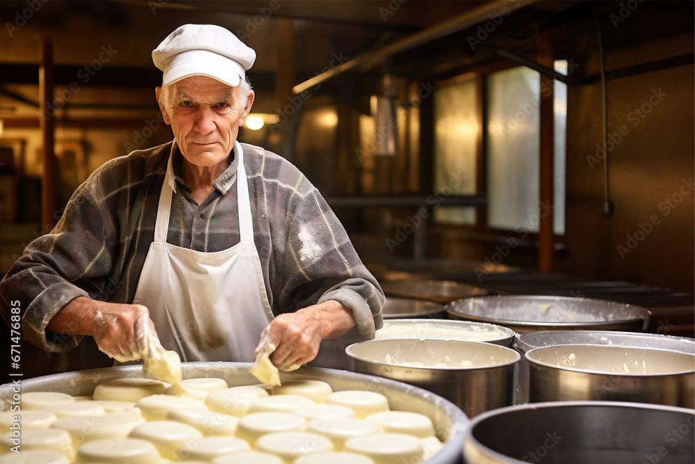 Photo of a chef preparing a delicious meal in a professional kitchen