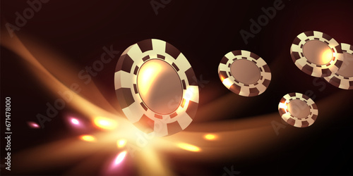 casino background vector illustration for gambling poster banner elegant design