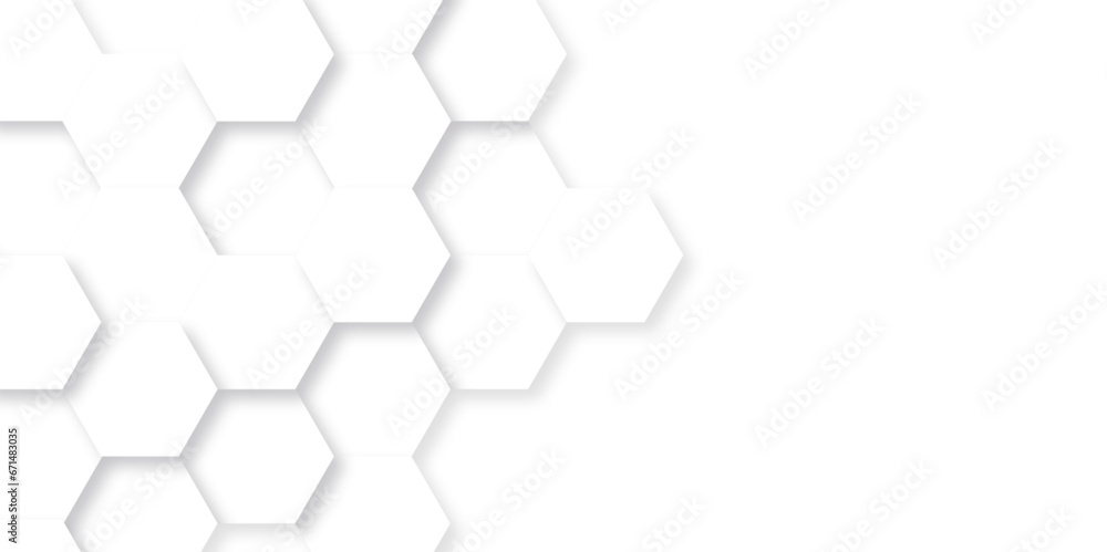 White hexagon and 3d abstract background with hexagon, modern abstract vector polygonal pattern. Futuristic abstract honeycomb technology white background. Luxury white hexagon pattern. White hexagon and 3d abstract background with hexagon, modern abstract vector polygonal pattern. Futuristic abstract honeycomb technology white background. Luxury white hexagon pattern.