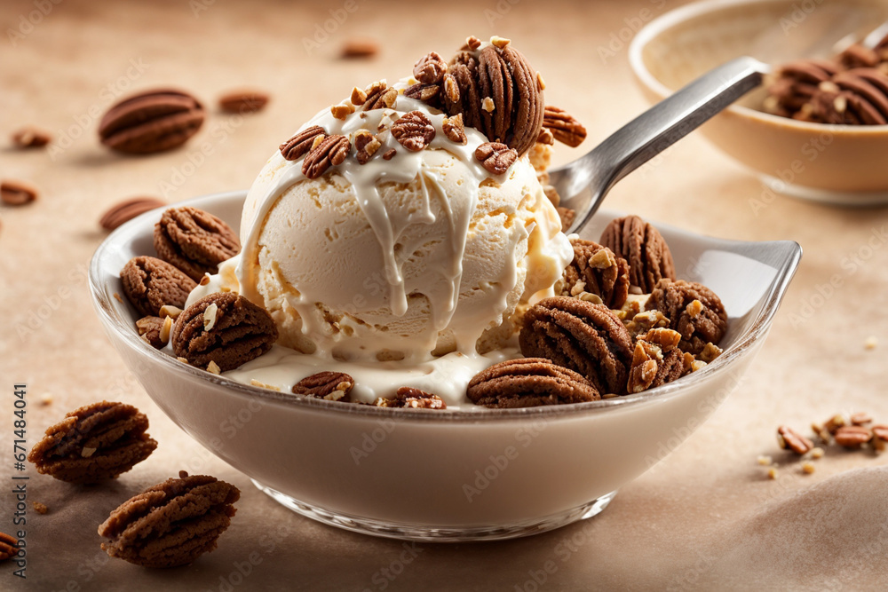chocolate chip ice cream scoops chocolate chip ice cream scoops
