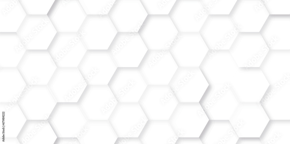 White hexagon and 3d abstract background with hexagon, modern abstract vector polygonal pattern. Futuristic abstract honeycomb technology white background. Luxury white hexagon pattern. White hexagon and 3d abstract background with hexagon, modern abstract vector polygonal pattern. Futuristic abstract honeycomb technology white background. Luxury white hexagon pattern.