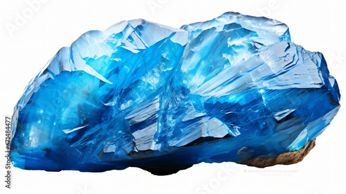 Mineral natural semiprecious stone turkvenit blue gem