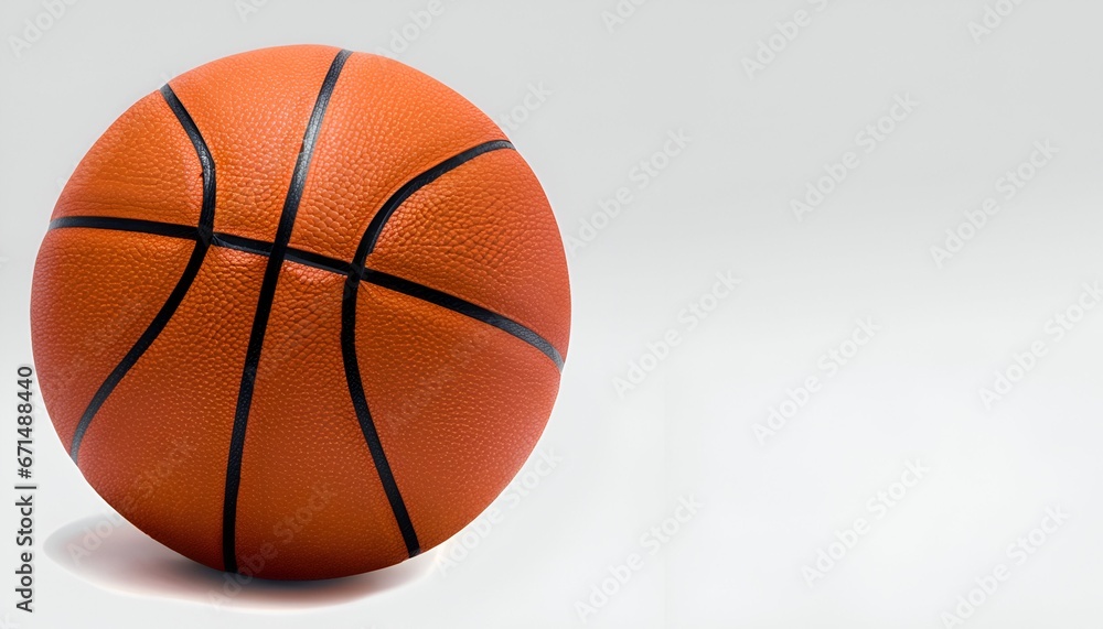 Basketball ball isolated on white