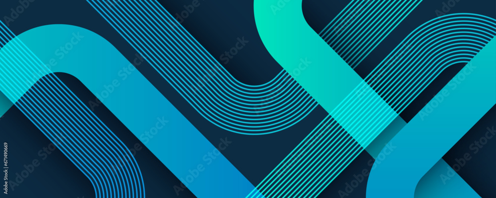 custom made wallpaper toronto digitalBlue geometric abstract background. Minimal geometric. Trendy gradient shape design. Modern futuristic graphic. Suit for banner, brochure, business, flyer, poster, website. Vector illustration