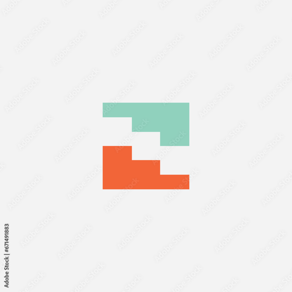 Stair logo design illustration vector template Stair logo design illustration vector template
