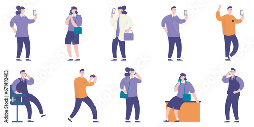 People Using Phone 