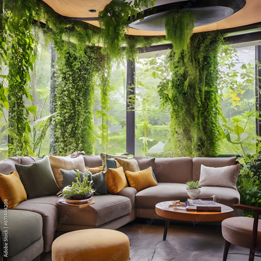 Fototapeta premium living room with a view