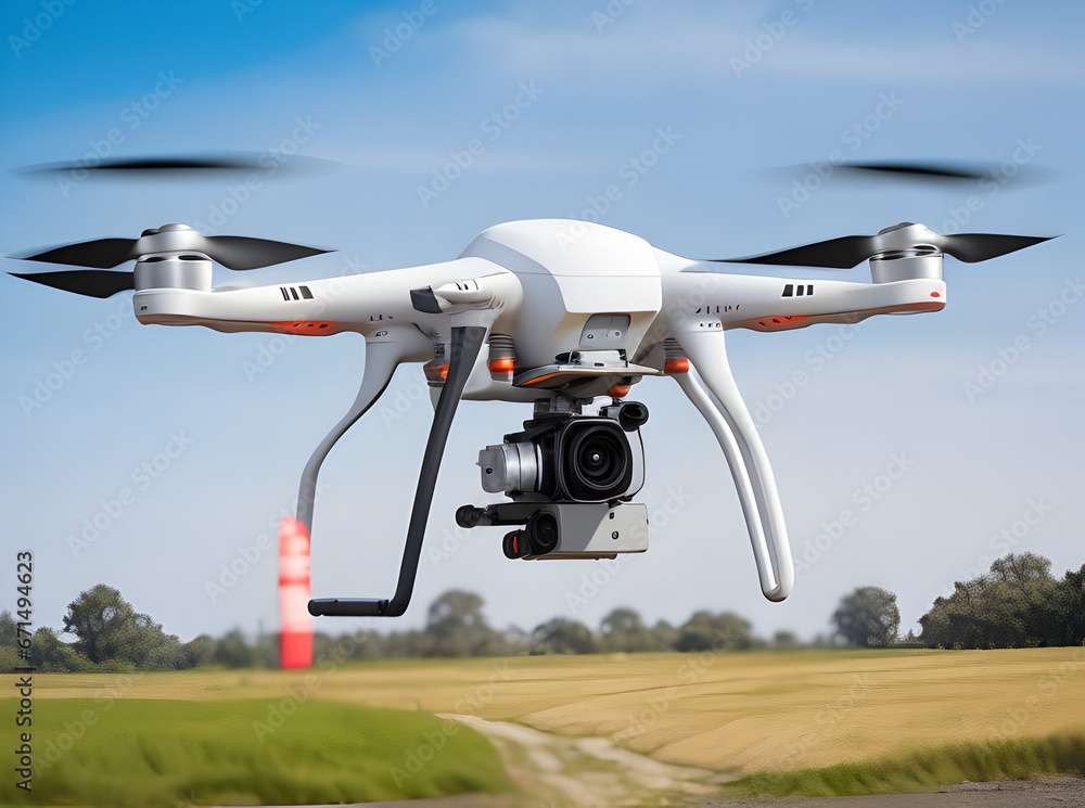 A lightweight frame drone with four rotors, a battery, a camera for capturing imagery or video, sensors for navigation, and a remote control A lightweight frame drone with four rotors, a battery, a camera for capturing imagery or video, sensors for navigation, and a remote control