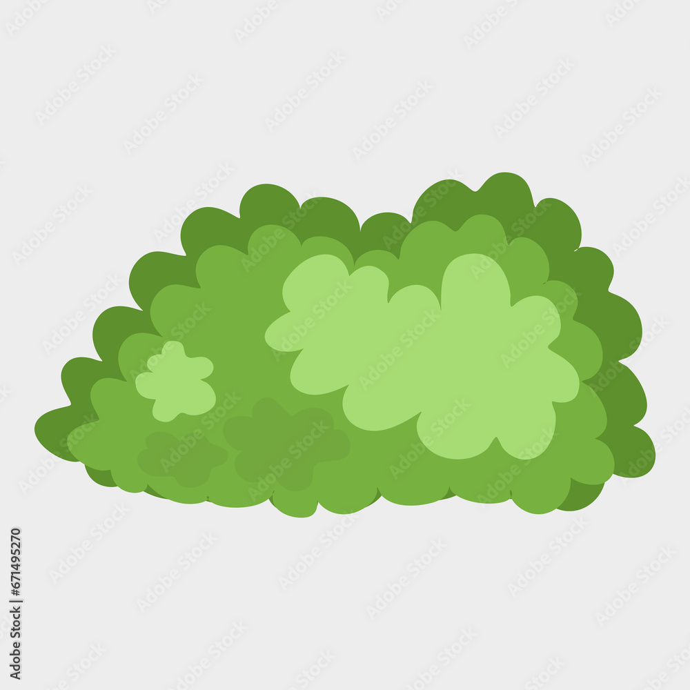 simple vector illustration green tree simple vector illustration green tree