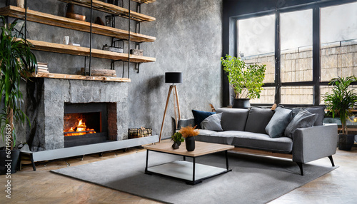 Unveiling the Charm of a Scandinavian-Inspired Loft Living Room © Tatiana