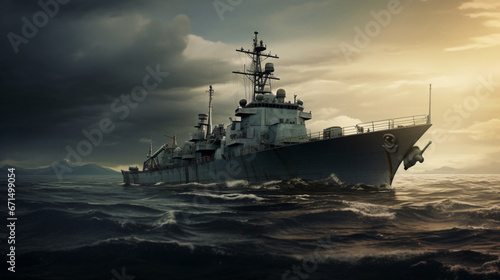 US Army warship