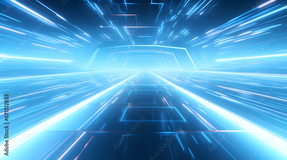 Abstract Light Blue Futuristic Background. Generative AI. Abstract Light Blue Futuristic Background. Generative AI.