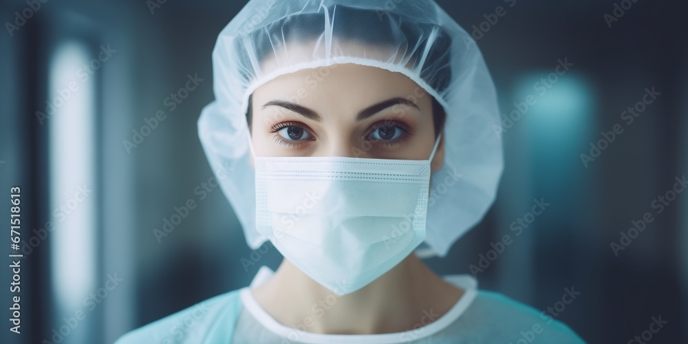 Portrait of surgeon doctor Portrait of surgeon doctor