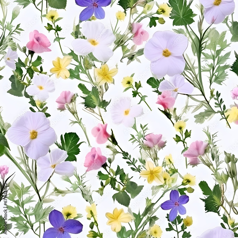 seamless background with flowers seamless background with flowers