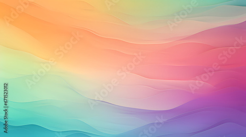 Green lime lemon yellow orange coral peach pink lilac orchid purple violet blue jade teal beige abstract background. Color gradient. Generative AI.