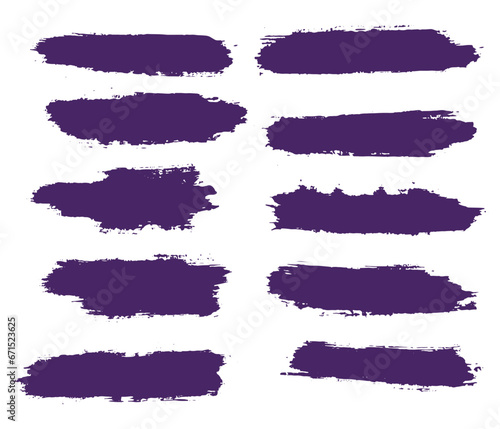 Purple brushstroke texture background design