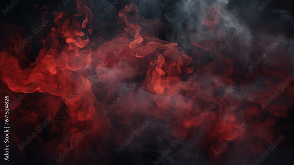 Fototapeta premium Dramatic Halloween Mist, Creepy Ambiance