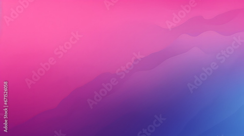Pink magenta blue purple abstract color gradient background grainy texture effect web banner header poster design. Generative AI.