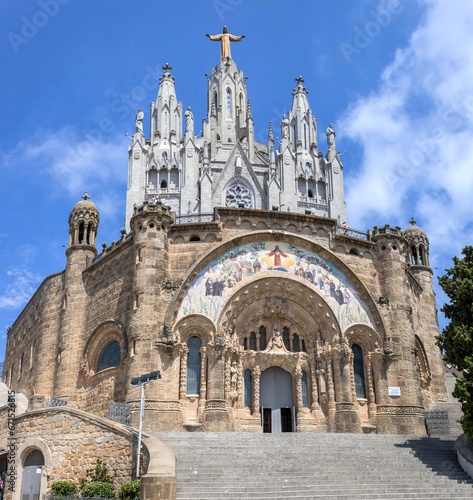 Temple of the Sacred Heart of Jesus (Catalan: Temple Expiatori del Sagrat Cor), Tibidabo, Spain photo