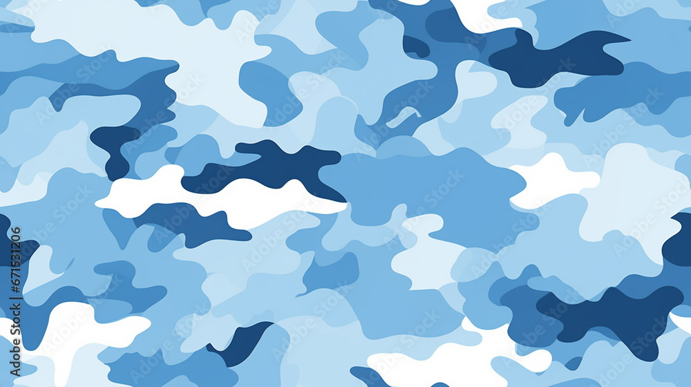 Light Blue ocean sea wave surface for army Camouflage seamless pattern Light Blue ocean sea wave surface for army Camouflage seamless pattern