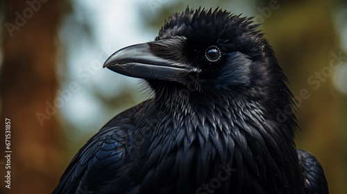 Black Crow Closeup