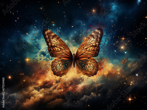 Galactic butterfly