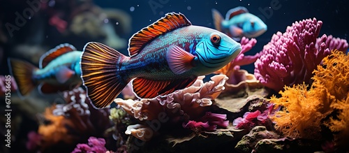 fish in aquarium