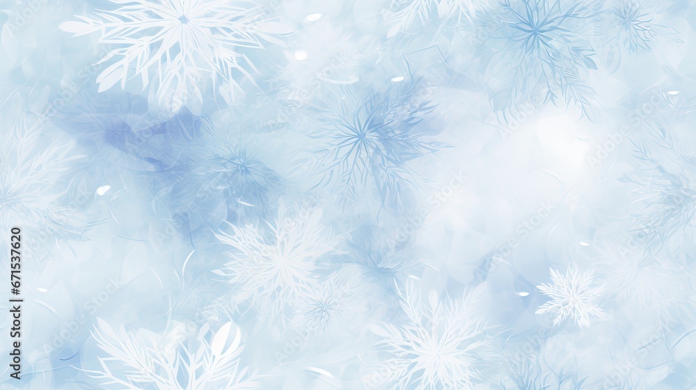 a blue and white background with snowflakes and snow flakes on the left side of the image and snow flakes on the right side of the image on the right side of the image. generative ai a blue and white background with snowflakes and snow flakes on the left side of the image and snow flakes on the right side of the image on the right side of the image. generative ai