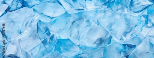 Crystal clear ice cubes seamless pattern texture background.