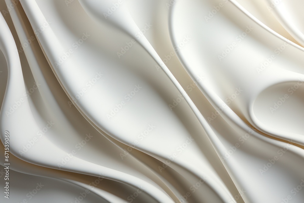Obraz premium Chromatic Brilliance Sculptures Subtle Gradients of White and Black, Abstract Symmetry 