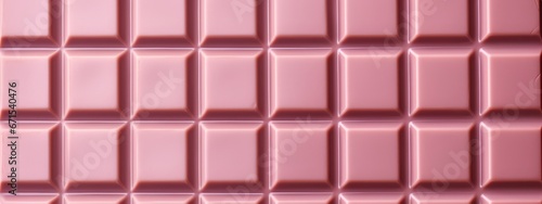 Pink chocolate seamless texture background.