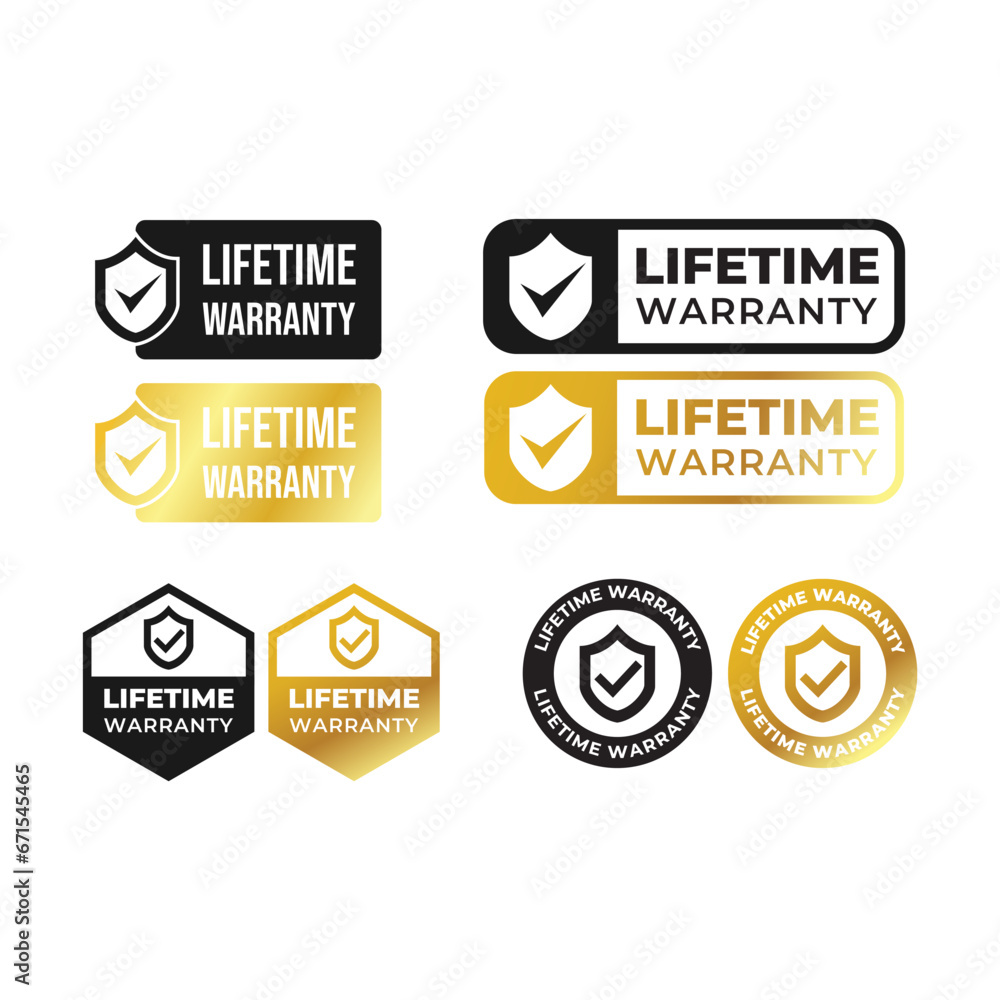 Ταπετσαρία Golden banner lifetime warranty