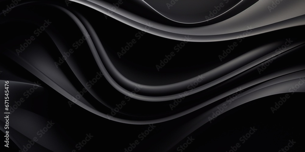 Wavy black background Wavy black background