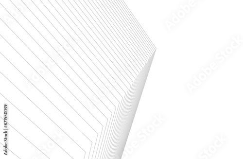 Abstract lines. Architecture geometric background.